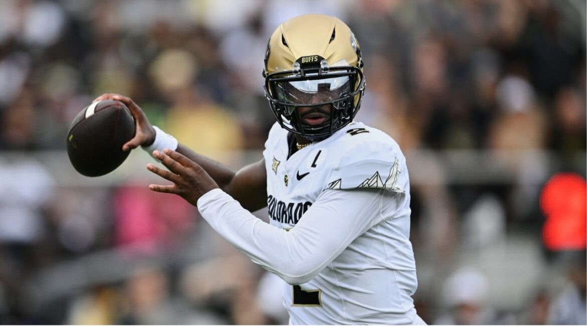 Colorado quarterback Shedeur Sanders (2) throws a pass against Central Florida during the first half of an NCAA college football game, Saturday, Sept. 28, 2024, in Orlando, Fla. (AP File)