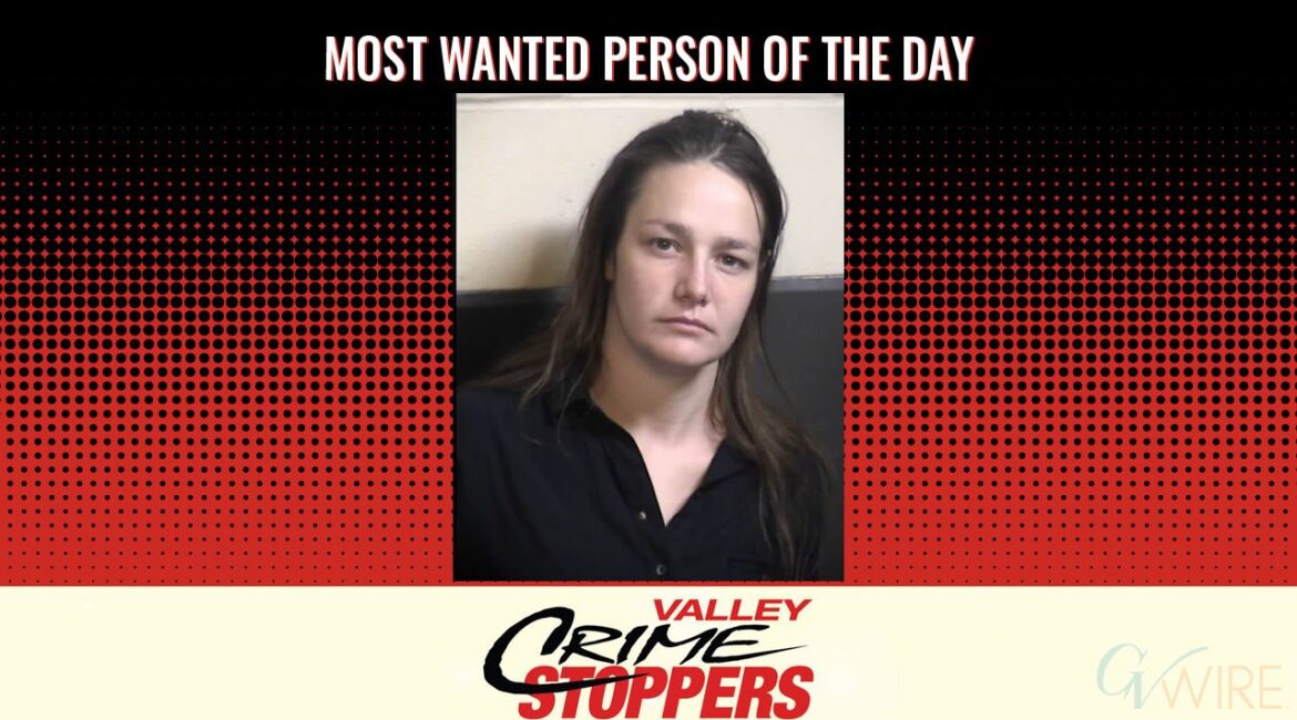 Naomi Kaylynn Acker is Valley Crime Stoppers' Most Wanted Person of the Day for April 28, 2025. (Valley Crimes Stoppers)