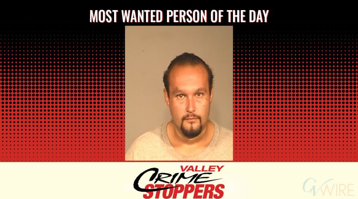 Alejandro Aureliano Godinez is Valley Crime Stoppers' Most Wanted Person of the Day for May 29, 2025. (Valley Crimes Stoppers)