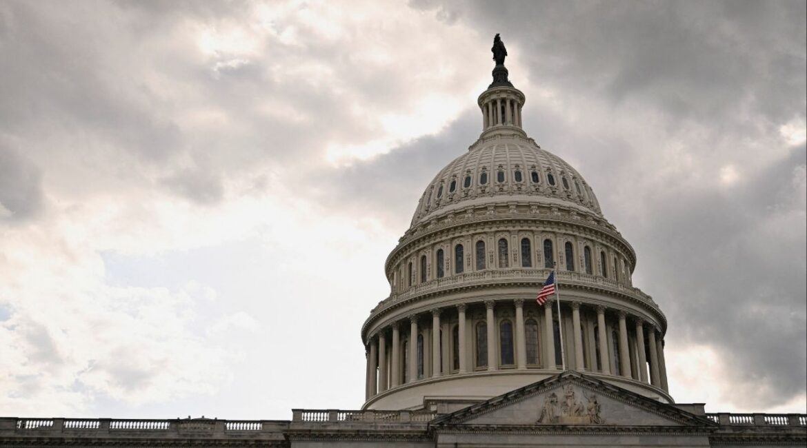 Clouds roll over the U.S. Capitol as members of the House Budget Committee are set to meet in a rare Sunday night session to consider U.S. President Donald Trump's sweeping tax-cut bill, on Capitol Hill in Washington, D.C., U.S., May 18, 2025. REUTERS/Annabelle Gordon
