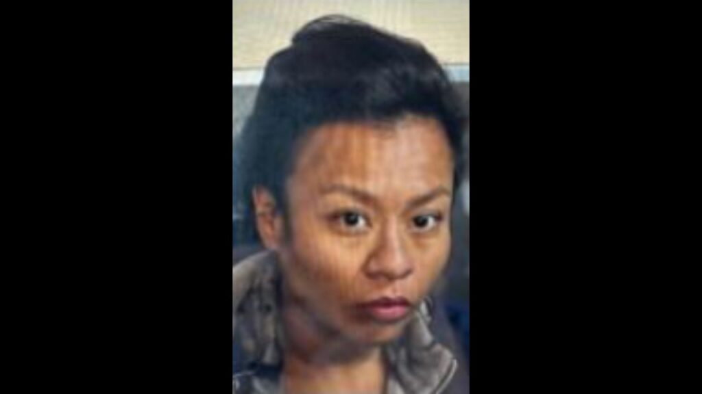 Diana Rivas, 35, has been arrested on arson charges after a vegetation fire burned several acres in Fresno on Sunday, prompting a large emergency response. (Fresno FD)