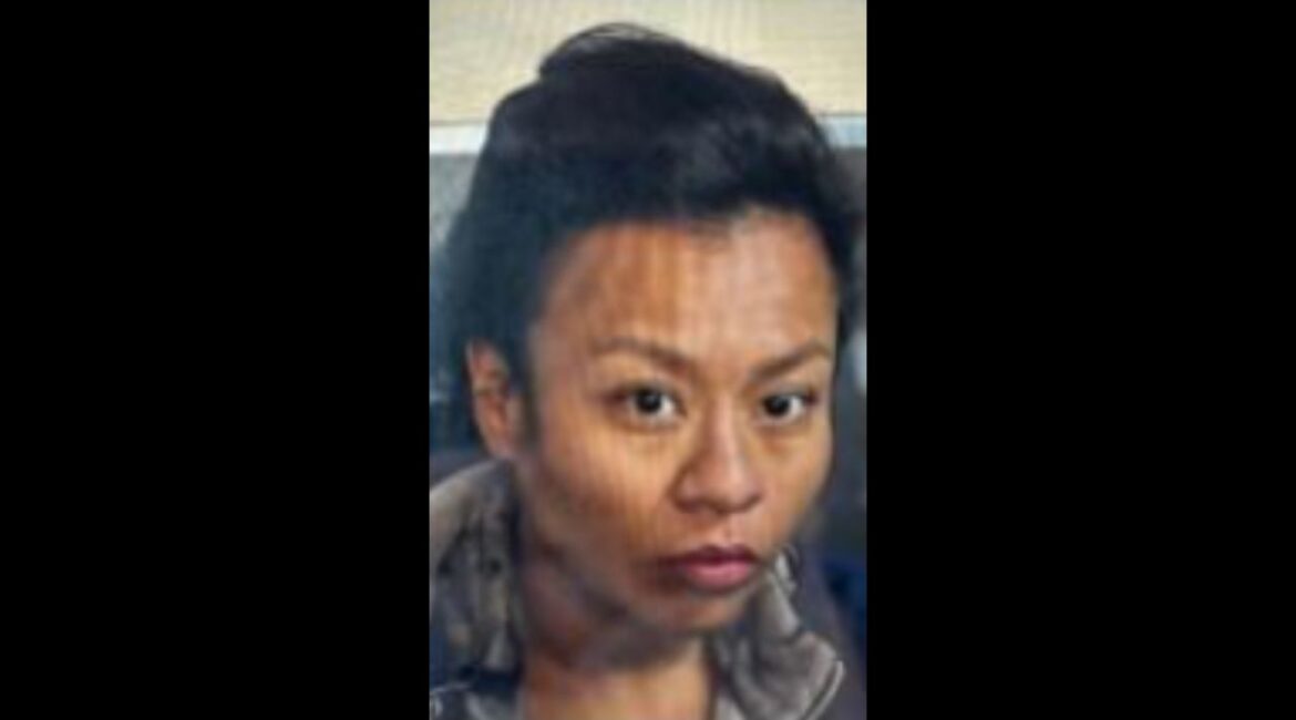 Diana Rivas, 35, has been arrested on arson charges after a vegetation fire burned several acres in Fresno on Sunday, prompting a large emergency response. (Fresno FD)