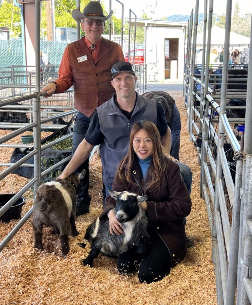 California State Treasurer Fiona Ma tours a Central Valley ranch