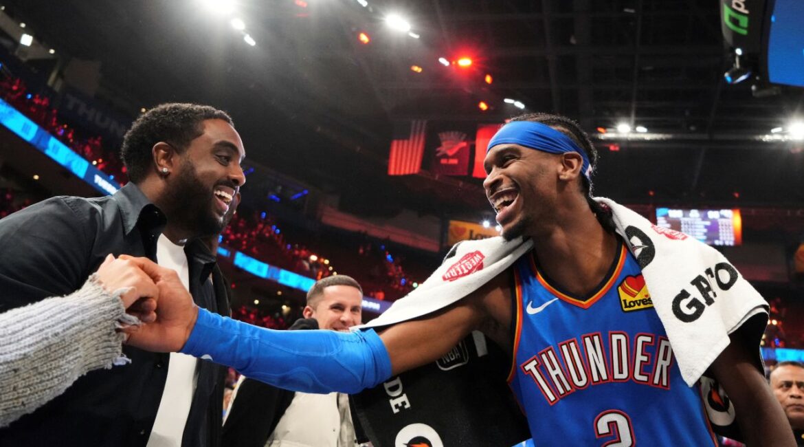 OKC's Shai Gilgeous-Alexander Celebrates