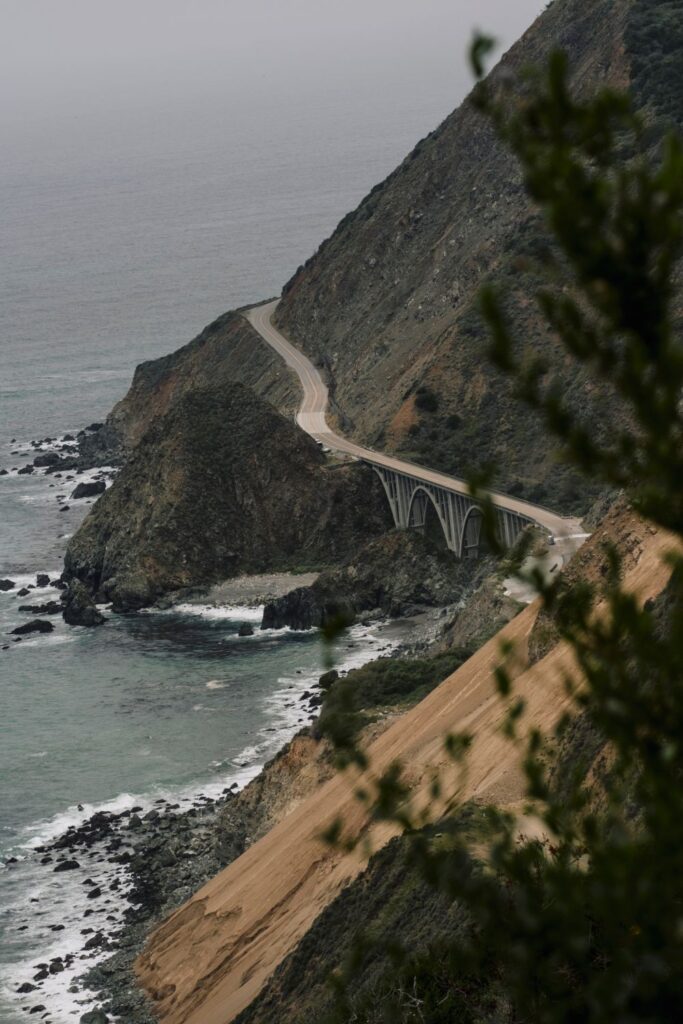 Bixby Creek and Regent's Slide in Big Sur, California