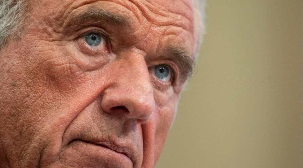 Secretary of Health and Human Services Robert F. Kennedy Jr. appears at a budget hearing before a House Appropriations, Subcommittee hearing, Wednesday, May 14, 2025, in Washington. (AP/Kevin Wolf)
