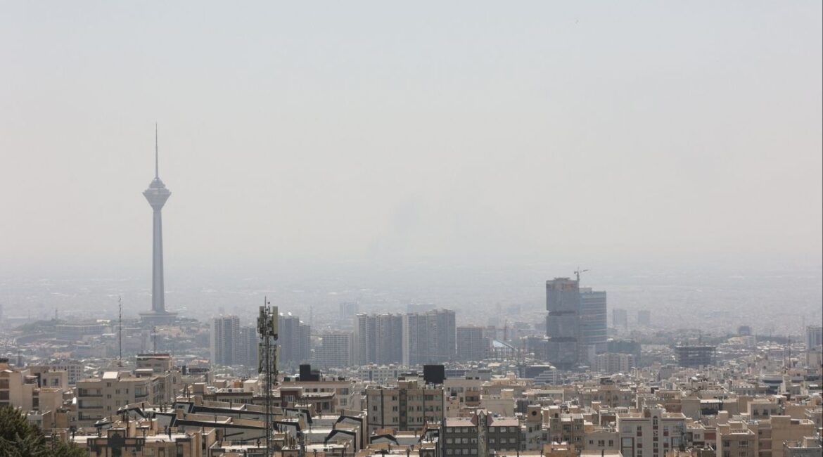 A view of the cityscape in the aftermath of Israeli strikes, in Tehran, Iran, June 16, 2025. Majid Asgaripour/WANA (West Asia News Agency) via REUTERS