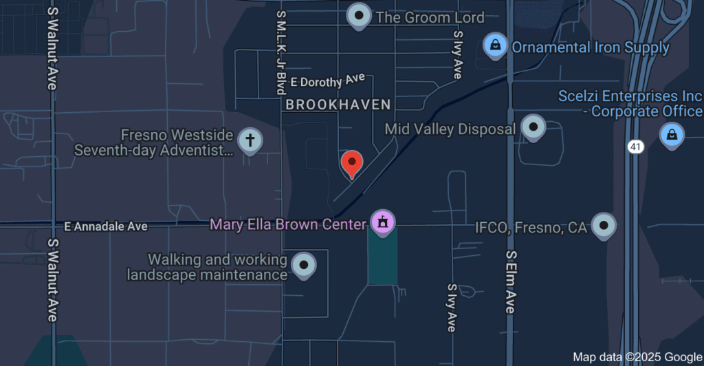 Location of April 10, 2025, shooting death of Taylor Washington