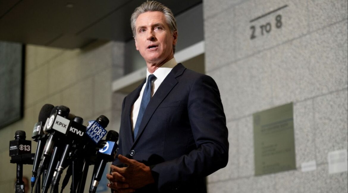 California Governor Gavin Newsom speaks to the press after a hearing on the use of National Guard troops amid federal immigration sweeps, at the California State Supreme Court in San Francisco, California, U.S., June 12, 2025. (Reuters FIle)