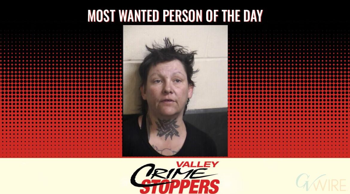 Deanna Michelle Whitworth is Valley Crime Stoppers' Most Wanted Person of the Day for June 4, 2025. (Valley Crimes Stoppers)