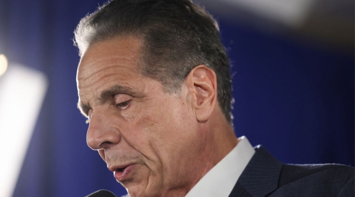 Former New York governor and New York City mayoral candidate Andrew Cuomo speaks during the primary election night rally in New York City, U.S., June 24, 2025. REUTERS/Kylie Cooper