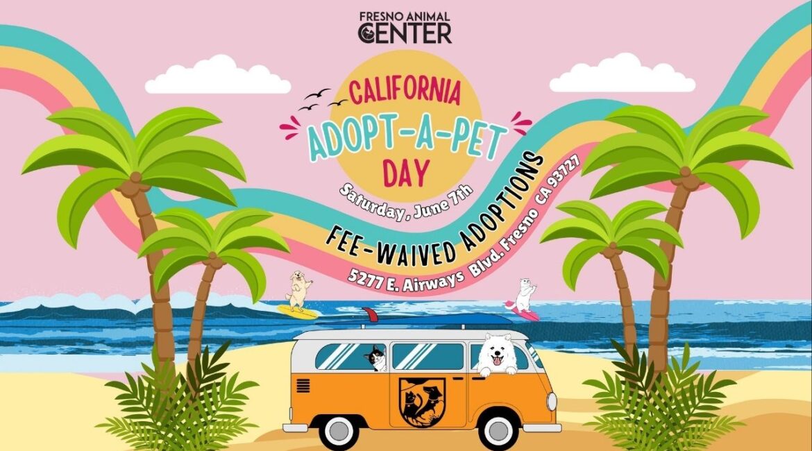 Fresno Animal Center will offer free pet adoptions on Saturday, June 7, 2025, as part of the second annual California Adopt-a-Pet Day, joining over 150 shelters statewide in the effort. (Fresno Animal Center)