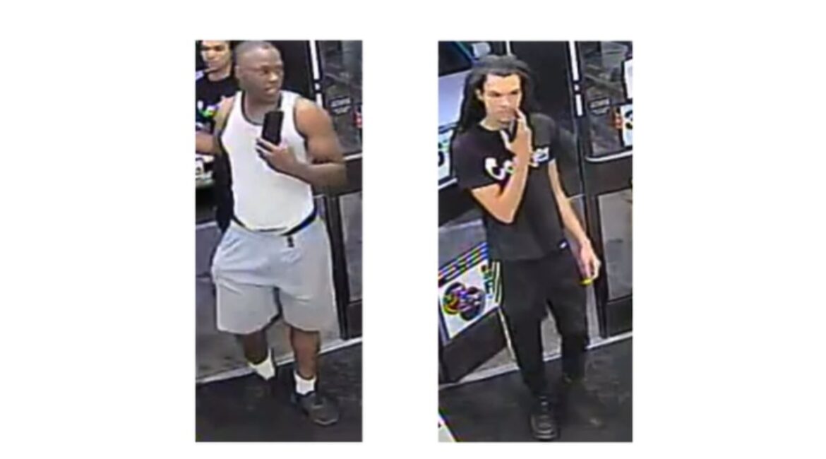 Fresno police are seeking the public’s help to identify two suspects involved in a May 31, 2025, robbery at a 7-Eleven on East McKinley Avenue. (Fresno PD)