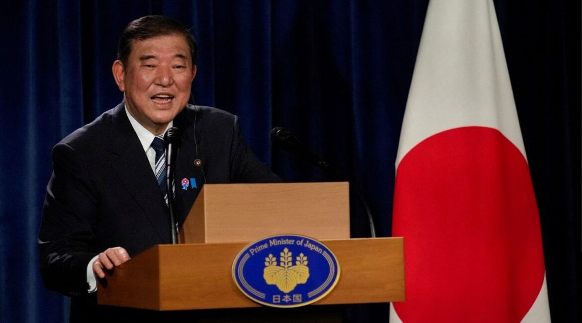 Japanese Prime Minister Shigeru Ishiba holds a press conference after the G7 Leaders' Summit, in Calgary, Alberta, Canada, June 17, 2025. (Reuters File)