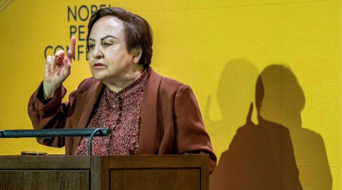 Lawyer and human rights activist Shirin Ebadi from Iran, participates in the conference "Human Rights Heroes" at the National Museum, which is part of the Nobel Peace Center's international peace conference, in Oslo, Norway August 31, 2023. (Reuters File)
