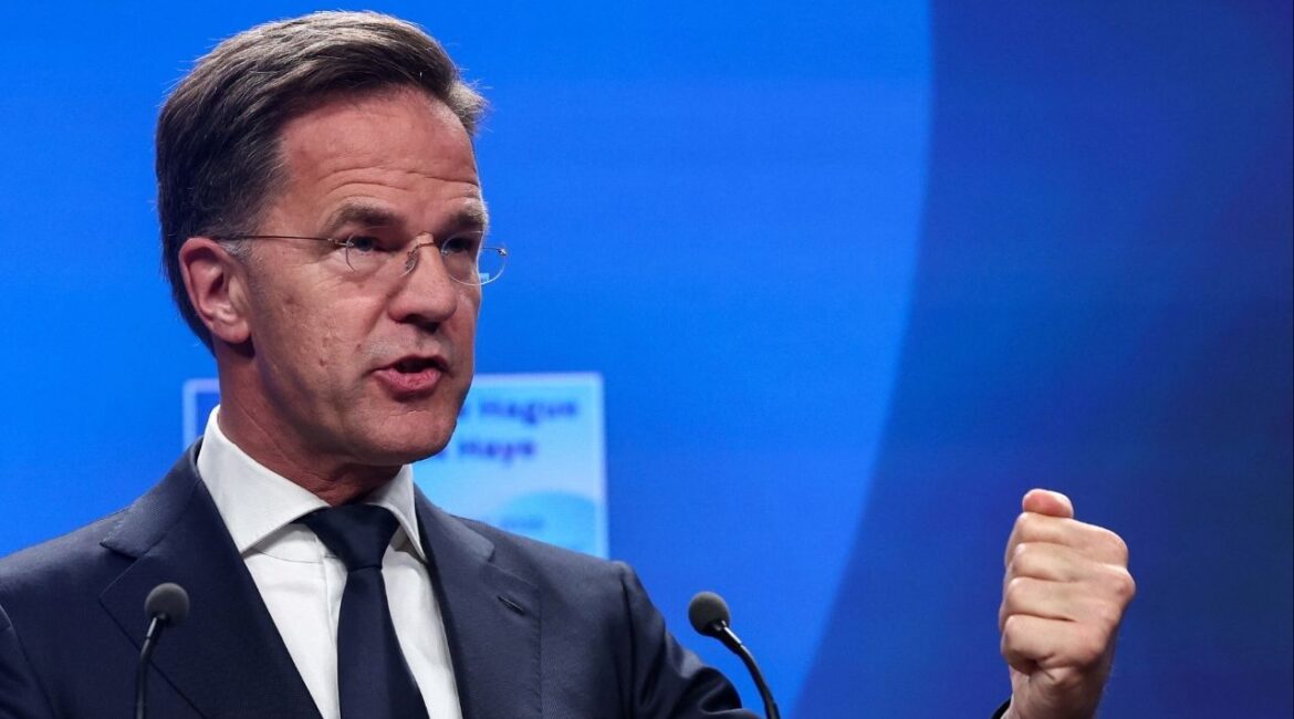 NATO Secretary General Mark Rutte holds a press conference ahead of a NATO summit, in The Hague, Netherlands June 23, 2025. (Reuters/Yves Herman)
