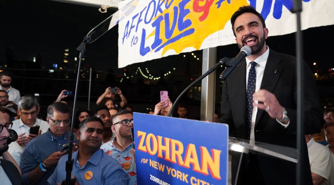 Zohran Mamdani Speaks to Supporters