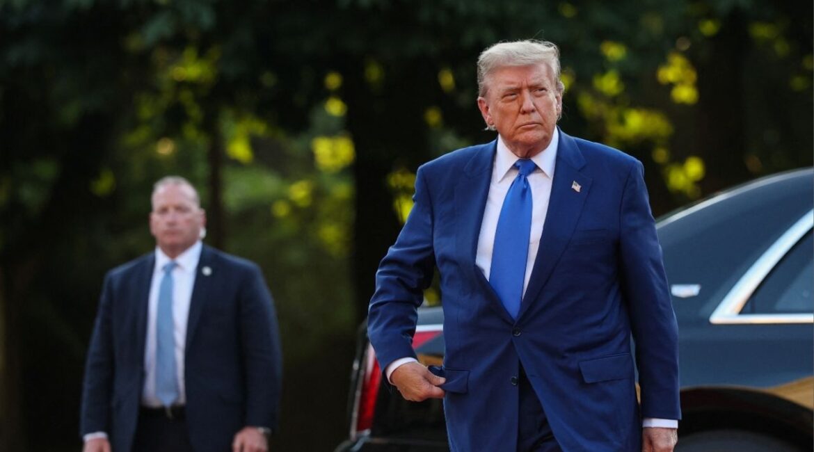 President Donald Trump arrives at a dinner for NATO heads of state and governments hosted by Dutch King Willem-Alexander and Dutch Queen Maxima, on the sidelines of a NATO Summit, at Huis ten Bosch Palace in The Hague, Netherlands June 24, 2025. (Reuters/Toby Melville)