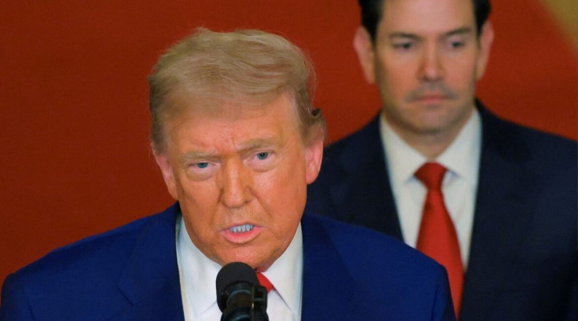 President Donald Trump delivers an address to the nation, accompanied by U.S. Secretary of State Marco Rubio, at the White House in Washington, D.C., U.S. June 21, 2025, following U.S. strikes on Iran's nuclear facilities. (Reuters File)