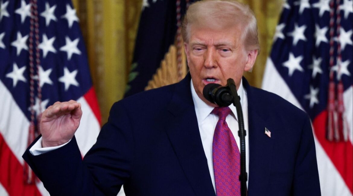 President Donald Trump speaks at the White House in Washington, D.C., U.S., June 12, 2025. (Reuters File)