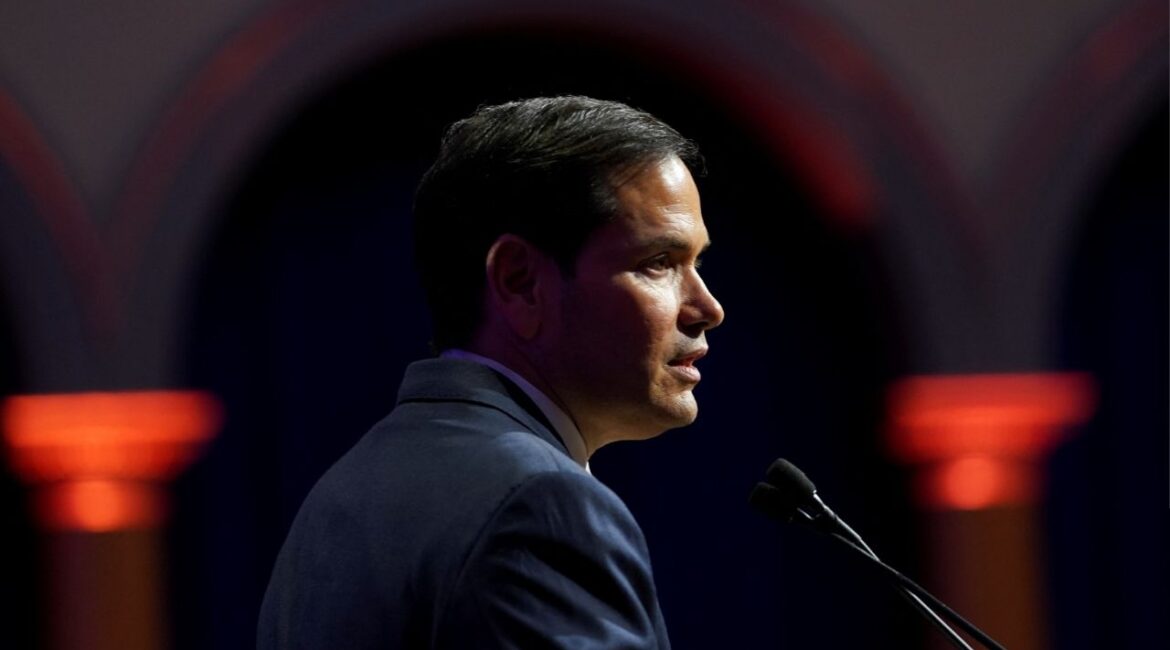 Secretary of State Marco Rubio speaks at the American Compass fifth anniversary gala at the National Building Museum in Washington, D.C., U.S., June 3, 2025. (Reuters File)