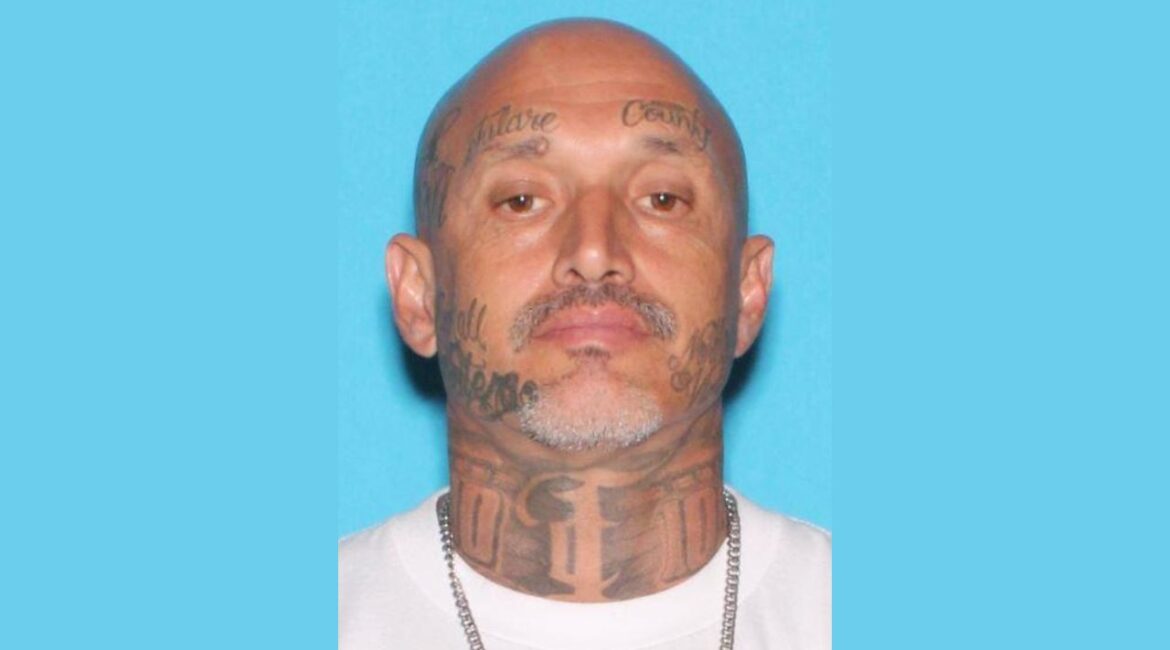 Sevastion Prado, 43, was fatally shot in southeast Fresno Thursday night, and police arrested the suspected gunman, Michael Anthony Jacintho (pictured), 46, during a traffic stop shortly after the incident. (Fresno PD)