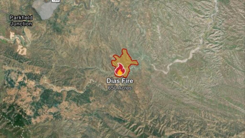 Fresno County Wildfire Near Coalinga Grows to 852 Acres, 65% Contained ...