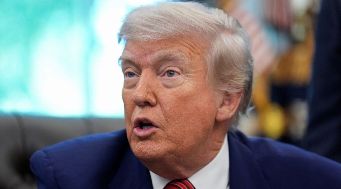 U.S. President Donald Trump speaks in the Oval Office on the day he signs an executive order, at the White House in Washington, D.C., U.S., May 23, 2025. (Reuters File)