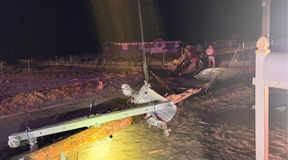 A 19-year-old Madera man was arrested for felony DUI after a high-speed crash Sunday, July 21, 2025, night that killed his 20-year-old passenger, according to the California Highway Patrol. (CHP)