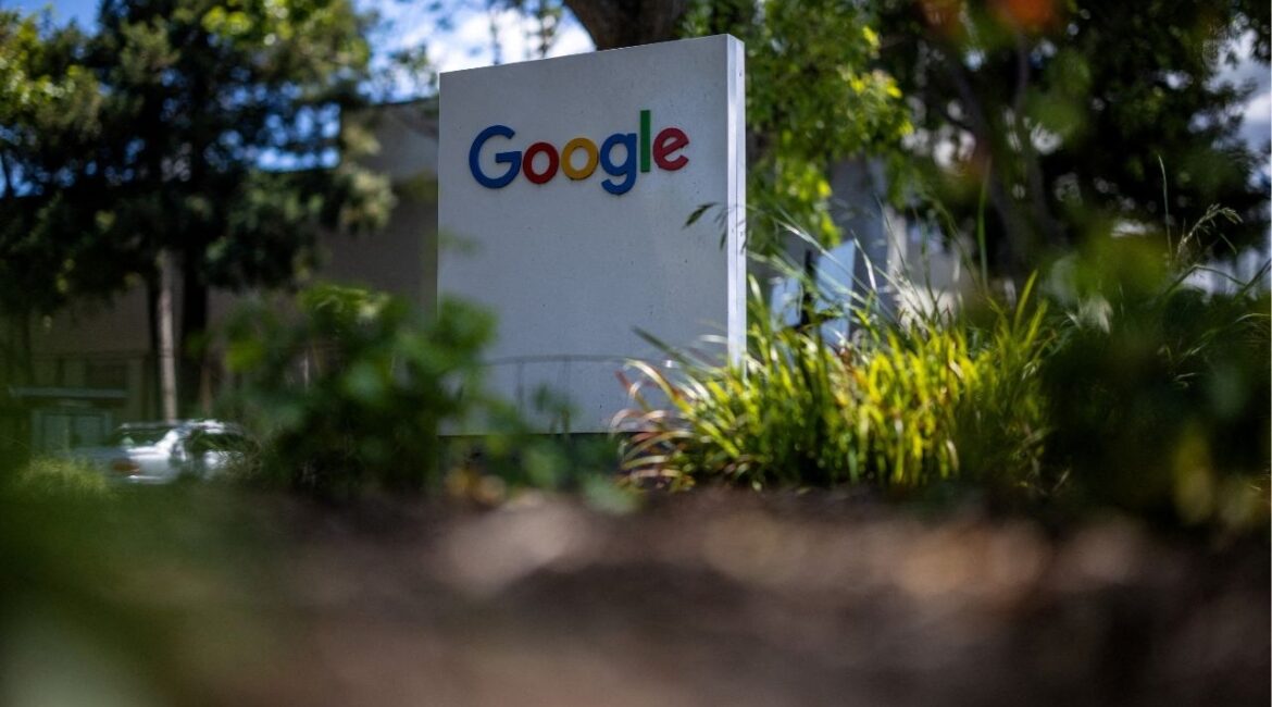 A Google logo is seen at a company research facility in Mountain View, California, U.S., May 13, 2025. (Reuters File)