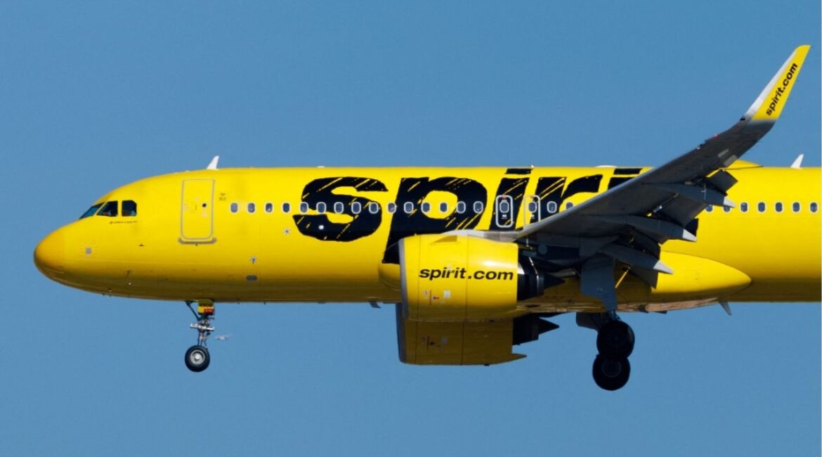 A Spirit commercial airliner prepares to land at San Diego International Airport in San Diego, California, U.S., January 18, 2024. (Reuters File)