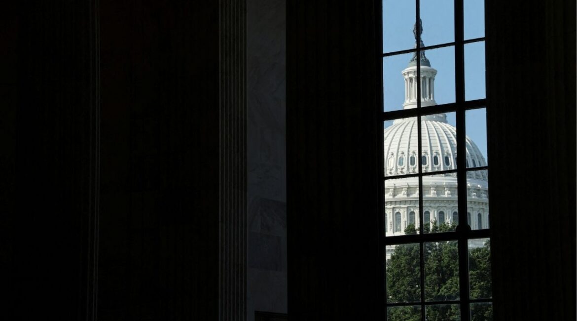 A general view of the U.S. Capitol dome in Washington, D.C., U.S., July 8, 2025. (Reuters/Jonathan Ernst)