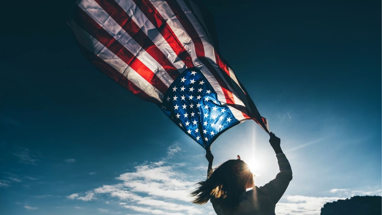 A new Gallup poll finds that only 41% of Americans say they are extremely proud to be American—near a record low—with sharp partisan divides and overall patriotism significantly lower than two dec