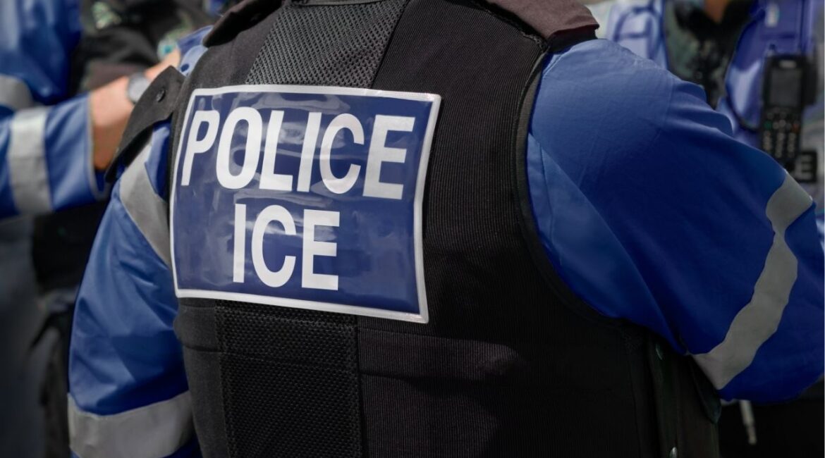 A protester in San Diego forcibly removed an ICE agent’s mask during a tense encounter as federal immigration enforcement intensifies under President Donald Trump’s orders. (Shutterstock)