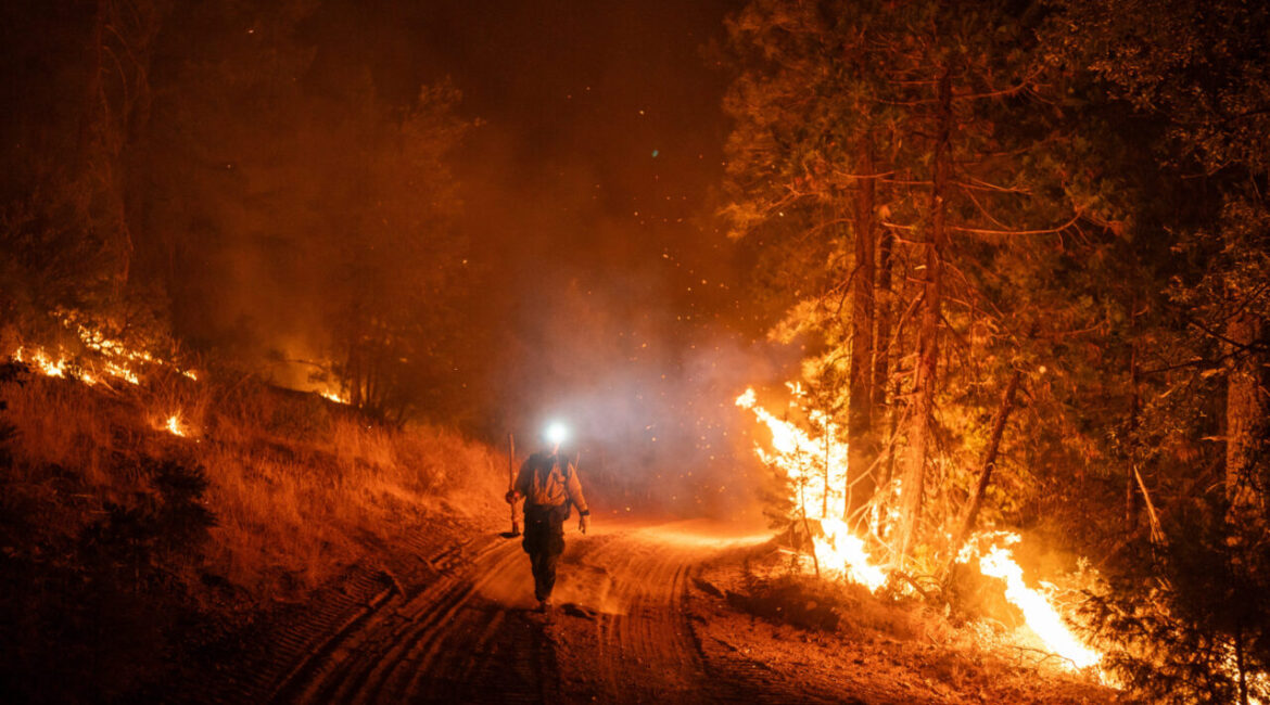 Ventura County Firefighter Battles the Park Fire