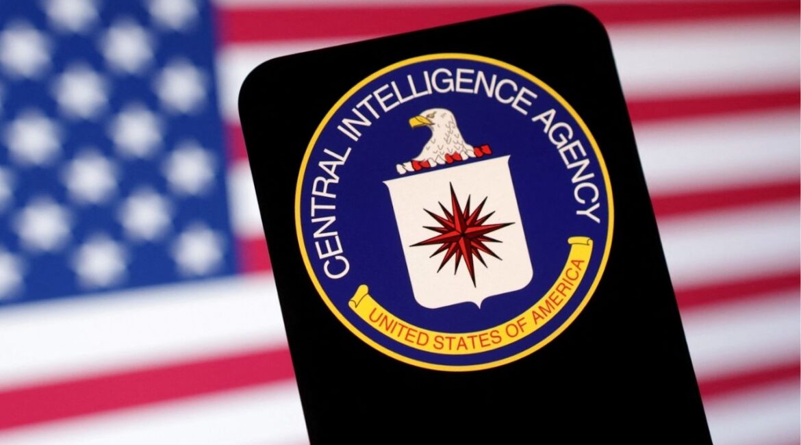CIA (Central Intelligence Agency) logo and U.S. flag are seen in this illustration taken May 6, 2025. (Reuters File)