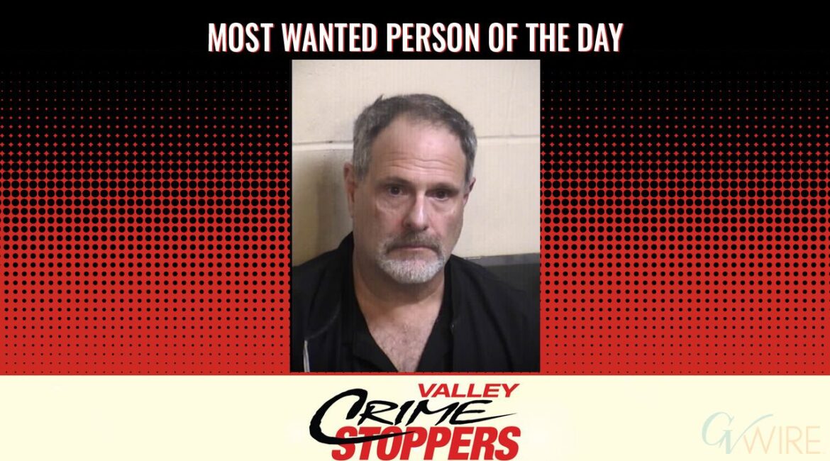 Christopher Michael Asher is Valley Crime Stoppers' Most Wanted Person of the Day for July 17, 2025. (Valley Crimes Stoppers)