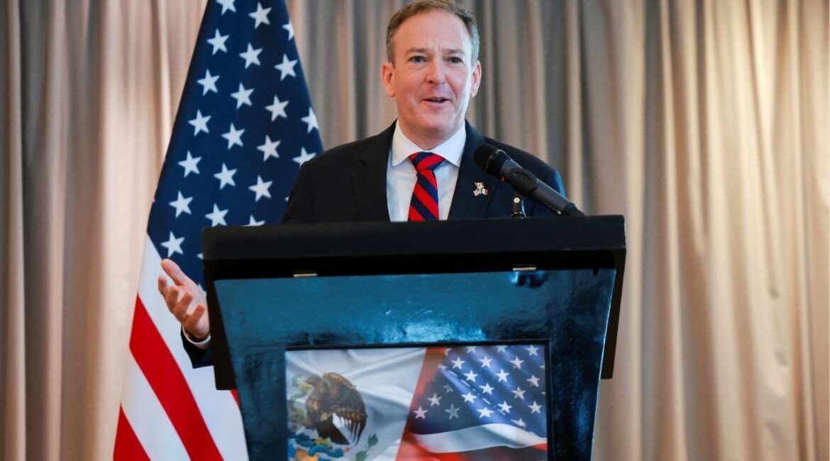Environmental Protection Agency (EPA) Administrator Lee Zeldin speaks during the signing of the memorandum of understanding between U.S. and Mexico to achieve a permanent solution to the decades-old Tijuana River sewage crisis, in Mexico City, Mexico July 24, 2025. (Reuters File)