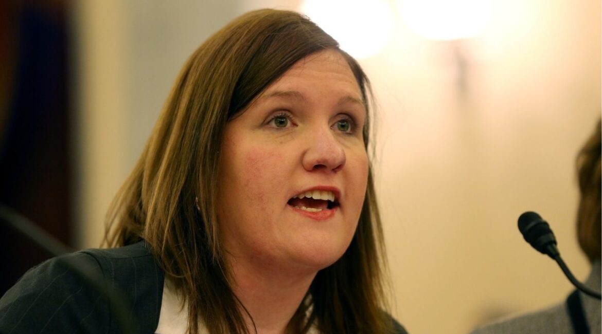 Federal Trade Commissioner Rebecca Slaughter testifies on the "Oversight of the Federal Trade Commission" before the U.S. Senate Consumer Protection, Product Safety, Insurance and Data Security Subcommittee in the Russell Senate Office Building in Washington, U.S., November 27, 2018. (Reuters File)