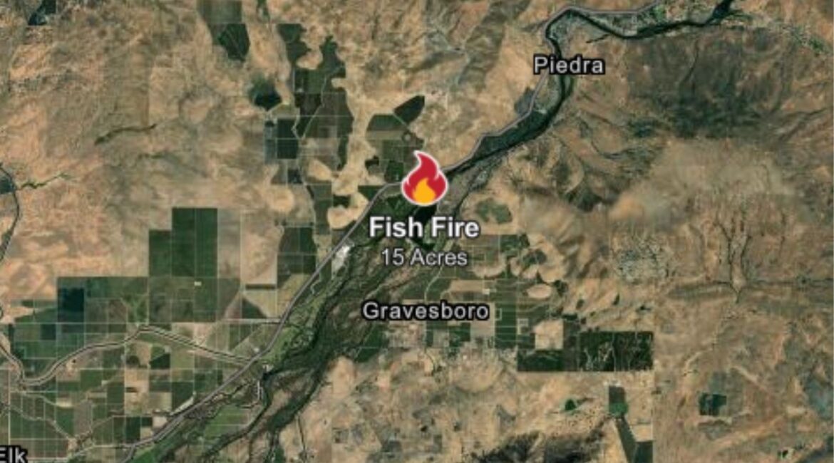 Firefighters stopped the forward progress of the Fish Fire near Avocado Lake after it burned 15 acres Monday, July 7, 2025, reaching 50% containment. (CalFire)