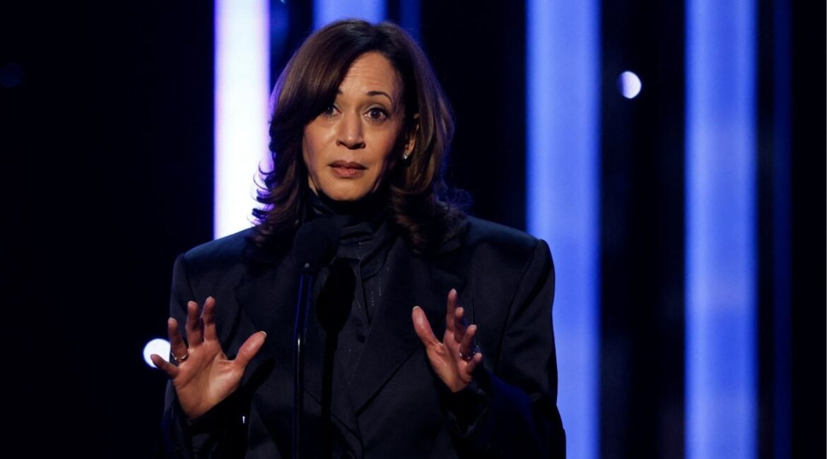 Former U.S. Vice President Kamala Harris attends the 56th NAACP Image Awards at the Pasadena Civic Auditorium in Pasadena, California, U.S. February 22, 2025. (Reuters FIle)