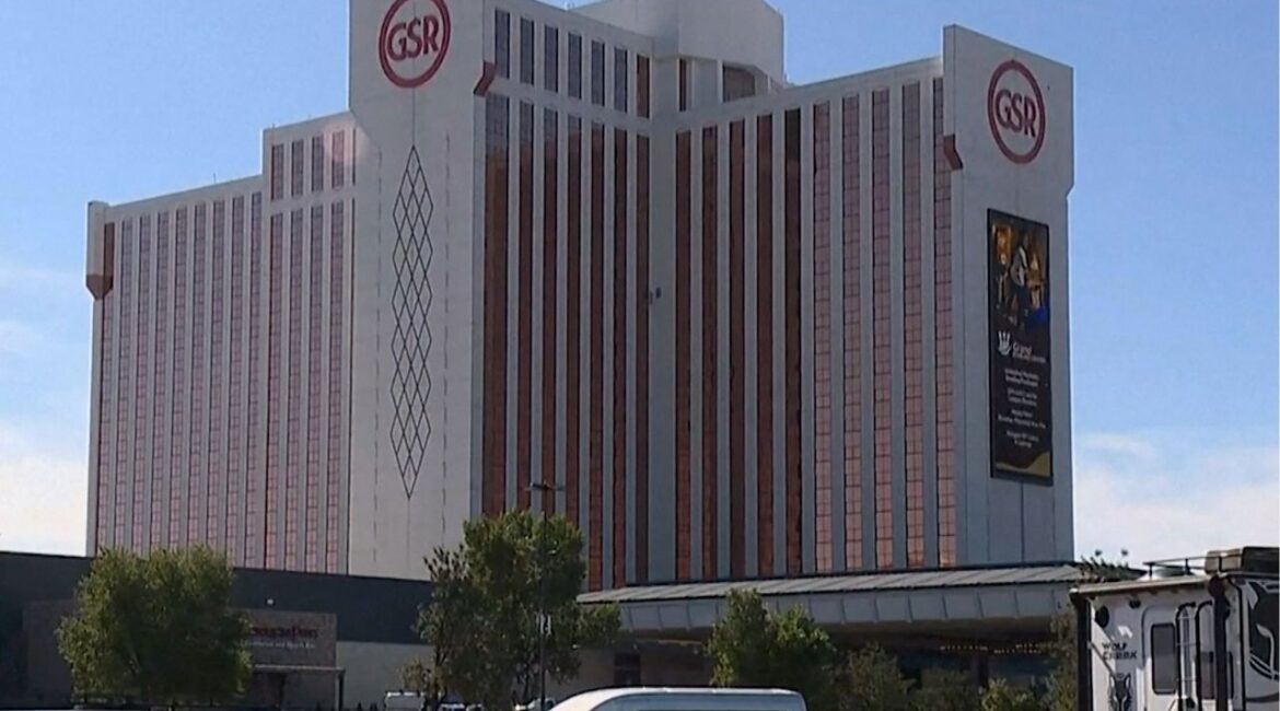 The Grand Sierra Resort casino is seen after a fatal shooting in Reno, Nevada, U.S., July 28, 2025 in this still image taken from a video. ABC Affiliate KOLO via REUTERS