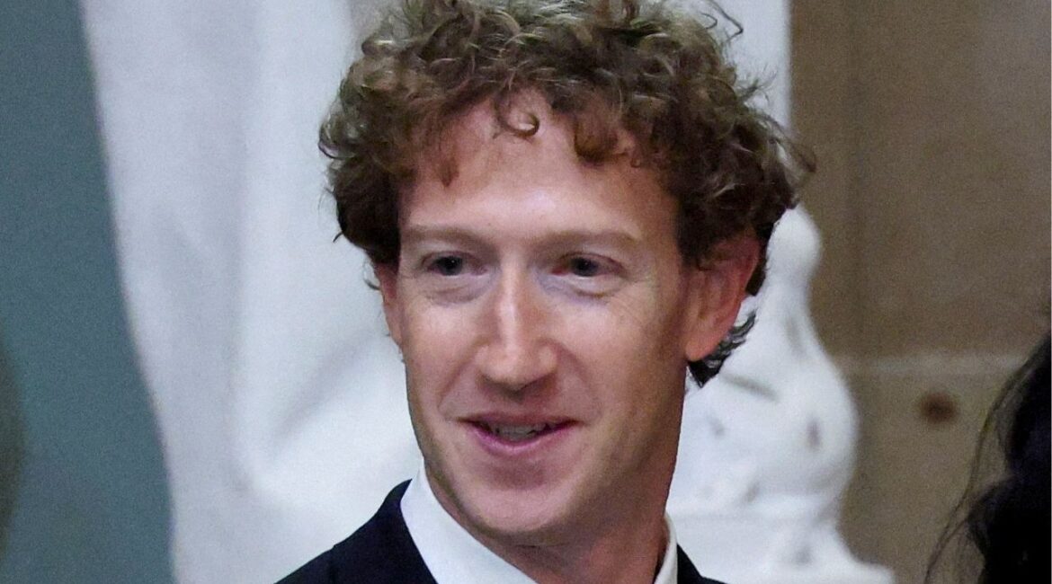 Meta CEO Mark Zuckerberg looks on before the luncheon on the inauguration day of U.S. President Donald Trump's second Presidential term in Washington, U.S., January 20, 2025. (Reuters File)