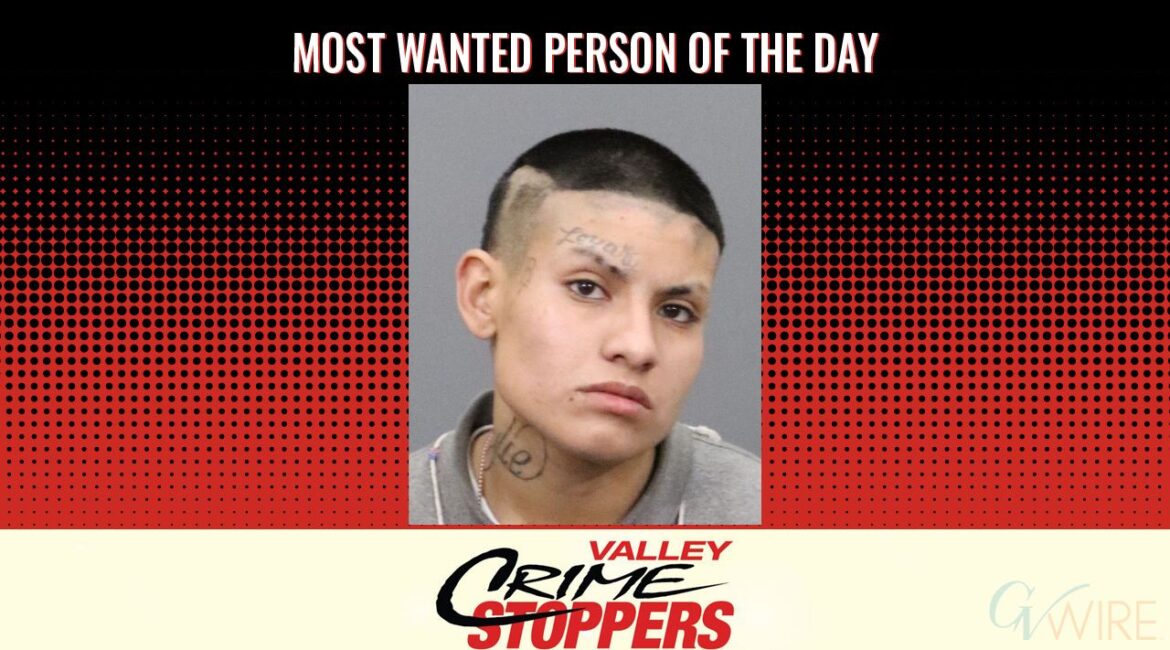 Mia Regina Esquivel is Valley Crime Stoppers' Most Wanted Person of the Day for July 29, 2025. (Valley Crimes Stoppers)