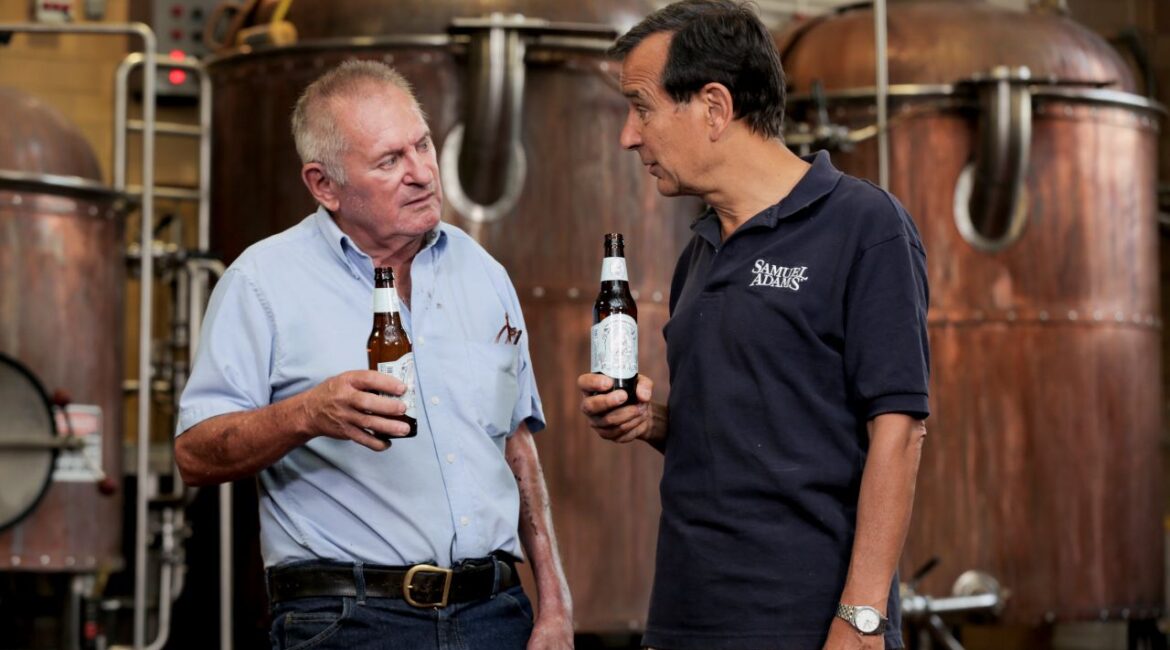 Craft Brewer Jack McAuliffe With Jim Koch of Samuel Adams