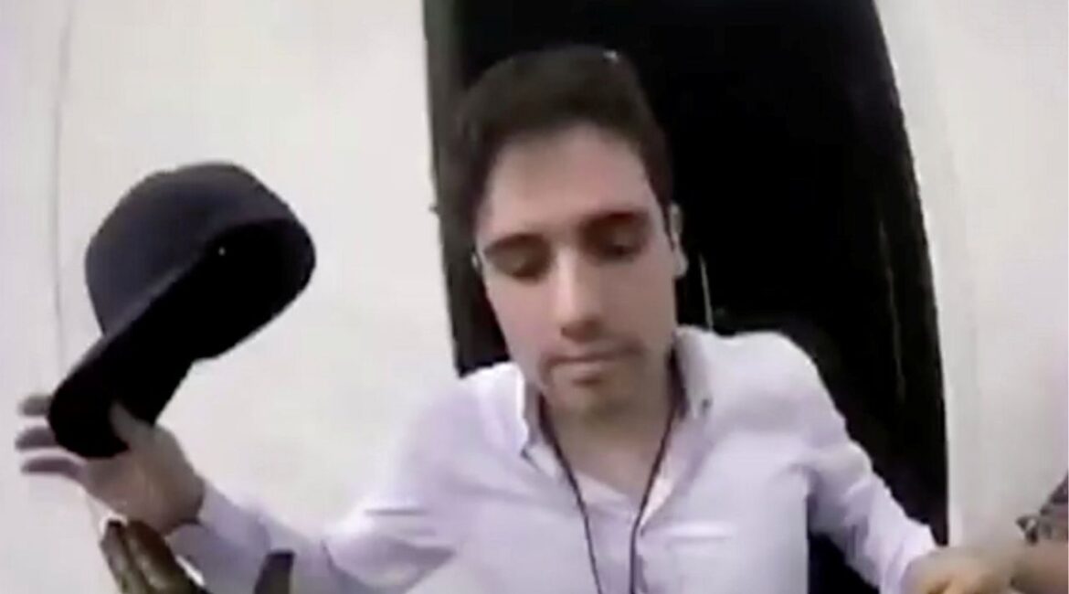 Ovidio Guzman, son of kingpin Joaquin "El Chapo" Guzman, is briefly captured by Mexican military police in a residential compound near the centre of Culiacan in the state of Sinaloa, Mexico October 17, 2019 in this still image taken from a helmet camera footage obtained October 30, 2019. Mexican Government TV/Handout via REUTERS/File Photo