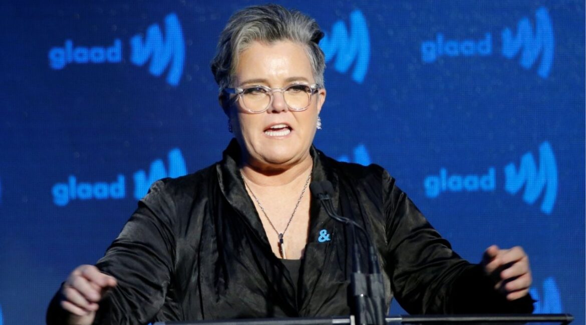 Presenter Rosie O'Donnell speaks on stage about Madonna during the 30th annual GLAAD awards ceremony in New York City, New York, U.S., May 4, 2019. (Reuters File)