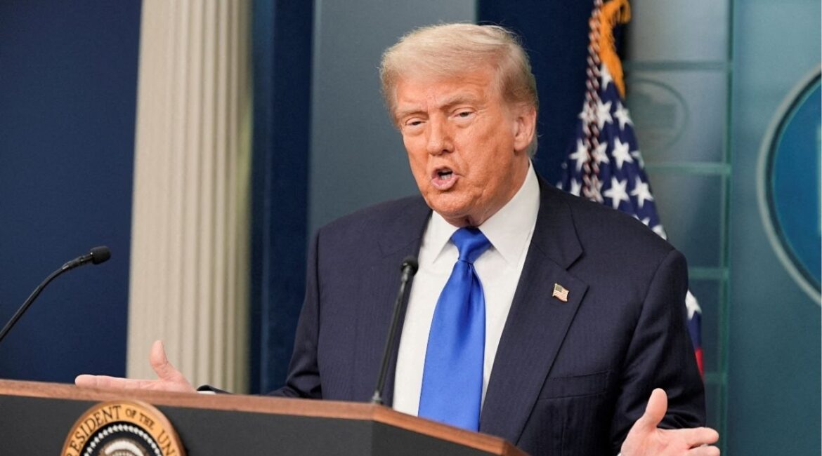 President Donald Trump speaks to the media after the U.S. Supreme Court dealt a blow to the power of federal judges by restricting their ability to grant broad legal relief in cases as the justices acted in a legal fight over Trump's bid to limit birthright citizenship, in the Press Briefing Room at the White House in Washington D.C., June 27, 2025. (Reuters File)