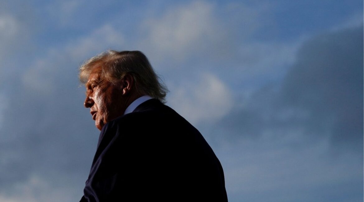 President Donald Trump walks upon his arrival from Pennsylvania, at Joint Base Andrews, Maryland, U.S., July 15, 2025. (Reuters/Nathan Howard TPX IMAGES OF THE DAY)