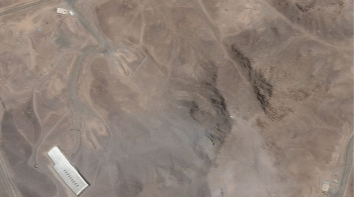 Satellite image over Fordow, after the U.S. struck the underground nuclear facility, near Qom, Iran, June 22, 2025. 2025 Planet Labs PBC via REUTERS/File Photo